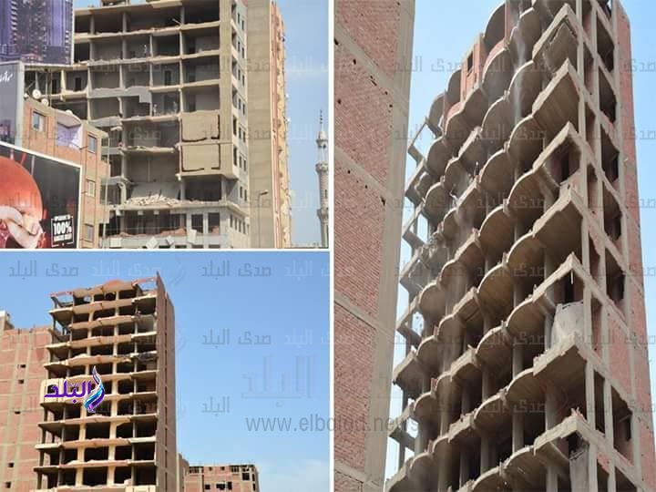 حملة مكبرة لإزالة المبانى المخالفة حملة مكبرة لإزالة المبانى المخالفة