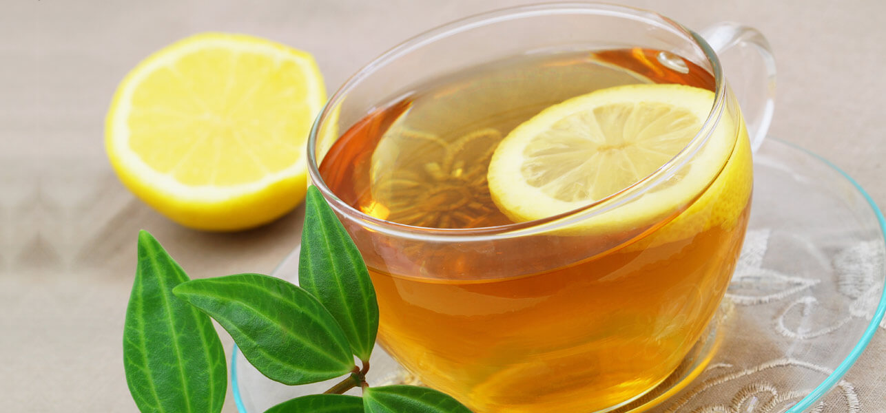 الشاي الأخضر بالليمون الشاي الأخضر بالليمون