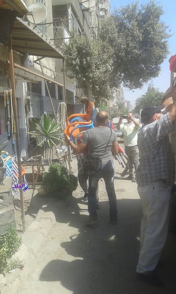 حملة لرفع الإشغالات ووقف المباني المخالفة بالمرج ..صور حملة لرفع الإشغالات ووقف المباني المخالفة بالمرج ..صور