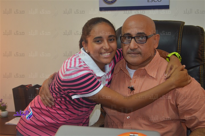 ريم أشرف ووالدها ريم أشرف ووالدها