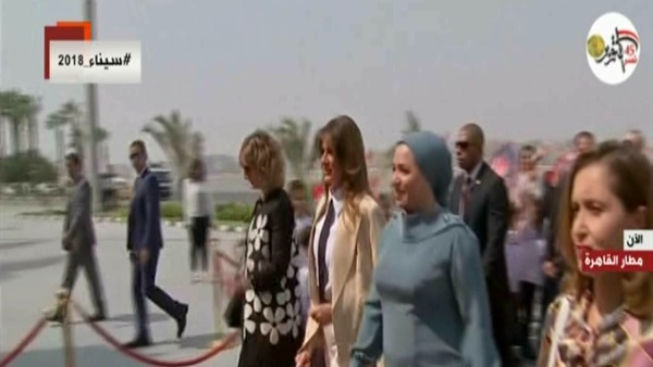 انتصار السيسي وميلانيا ترامب