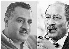 الرئيس السادات وجمال عبد الناصر