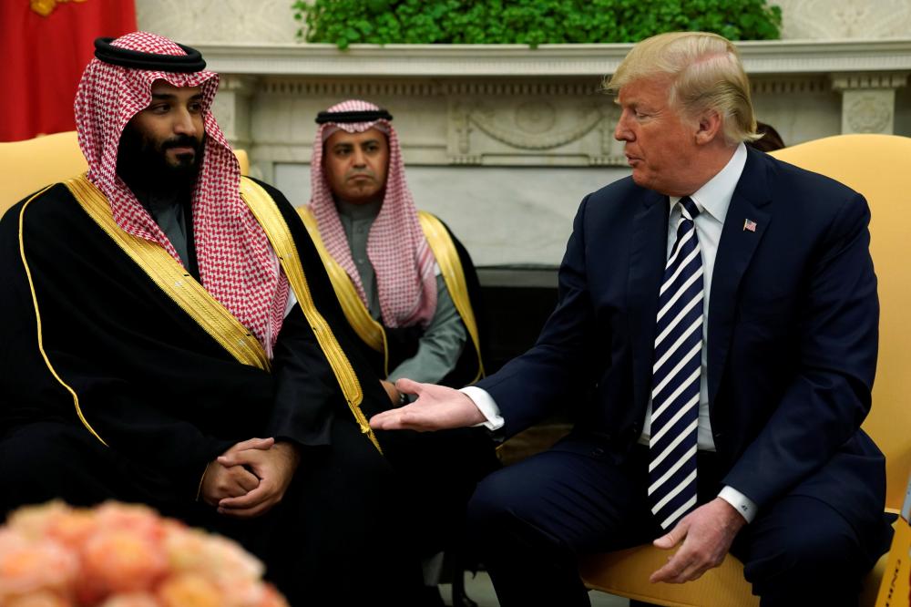 الامير محمد بن سلمان خلال زيارته للولايات المتحدة الامريكية 