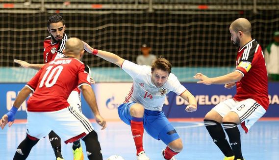 منتخب مصر لكرة الصالات يتقدم على نظيره الأرجنتيني بهدفين منتخب مصر لكرة الصالات يتقدم على نظيره الأرجنتيني بهدفين