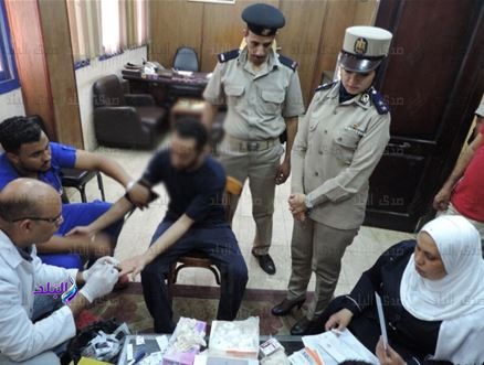 الكشف على محتجزى قسم اول شبرا الخيمة الكشف على محتجزى قسم اول شبرا الخيمة