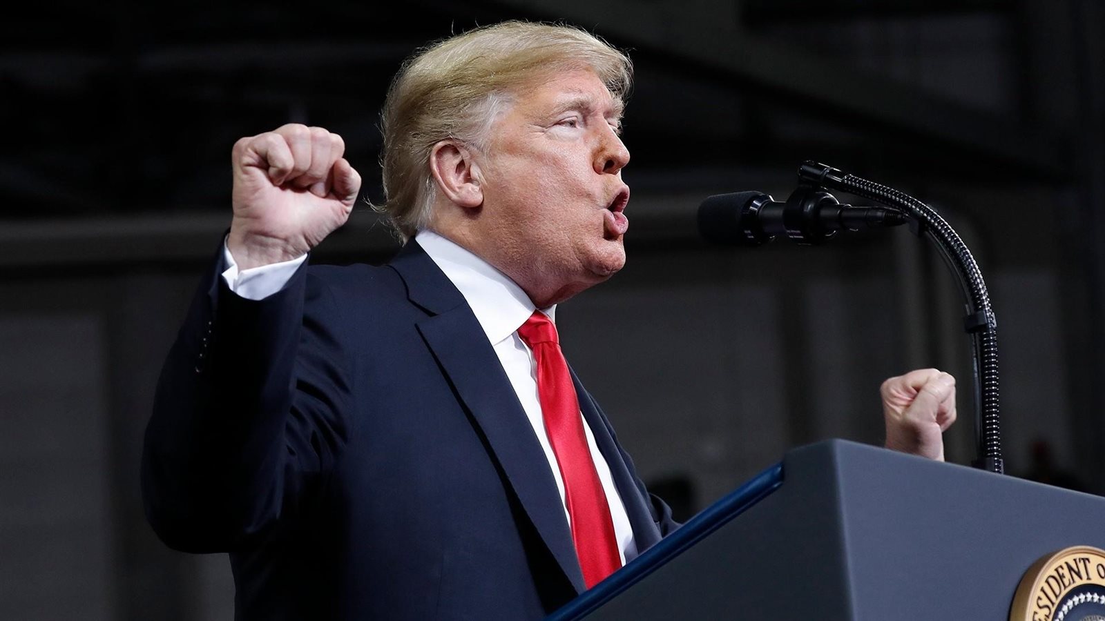 الرئيس الأمريكي دونالد ترامب