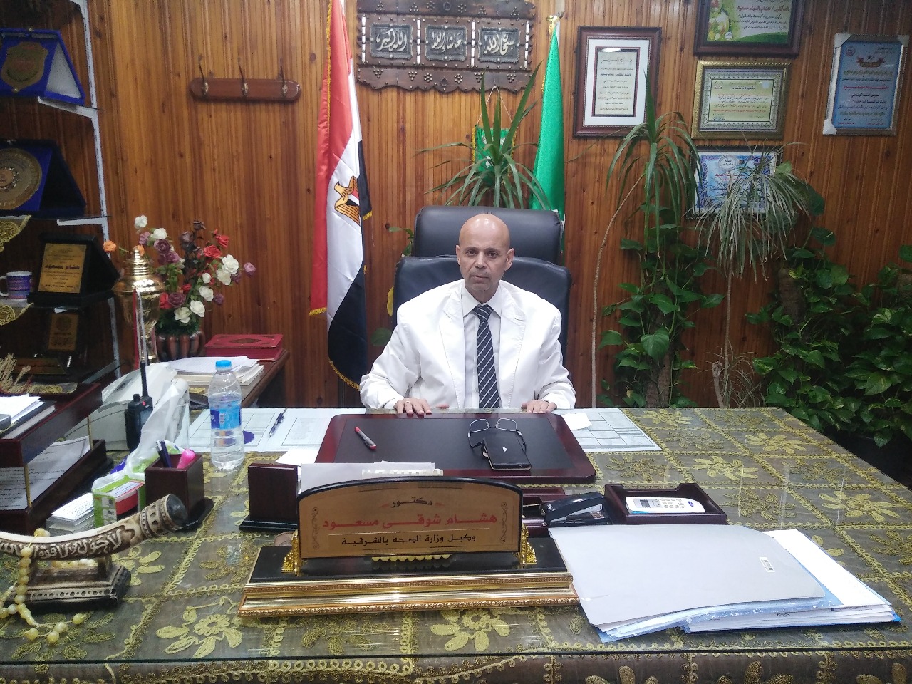 الدكتور هشام شوقي مسعود وكيل وزارة الصحة بالشرقية