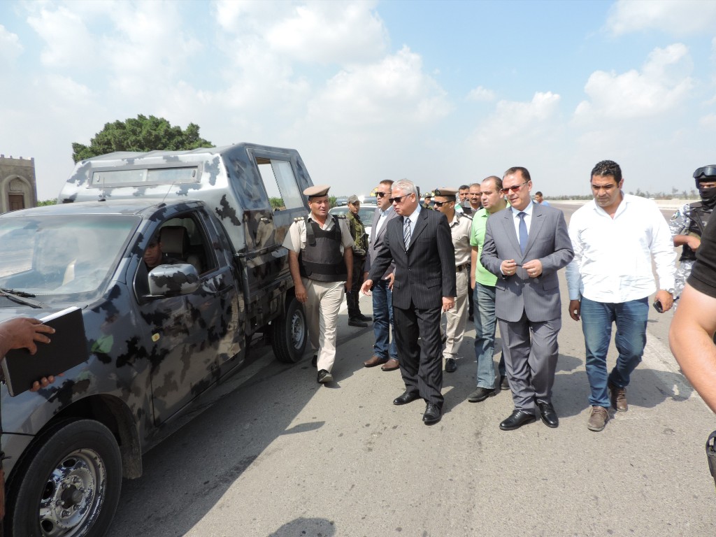 مدير أمن البحيرة خلال الجولة 