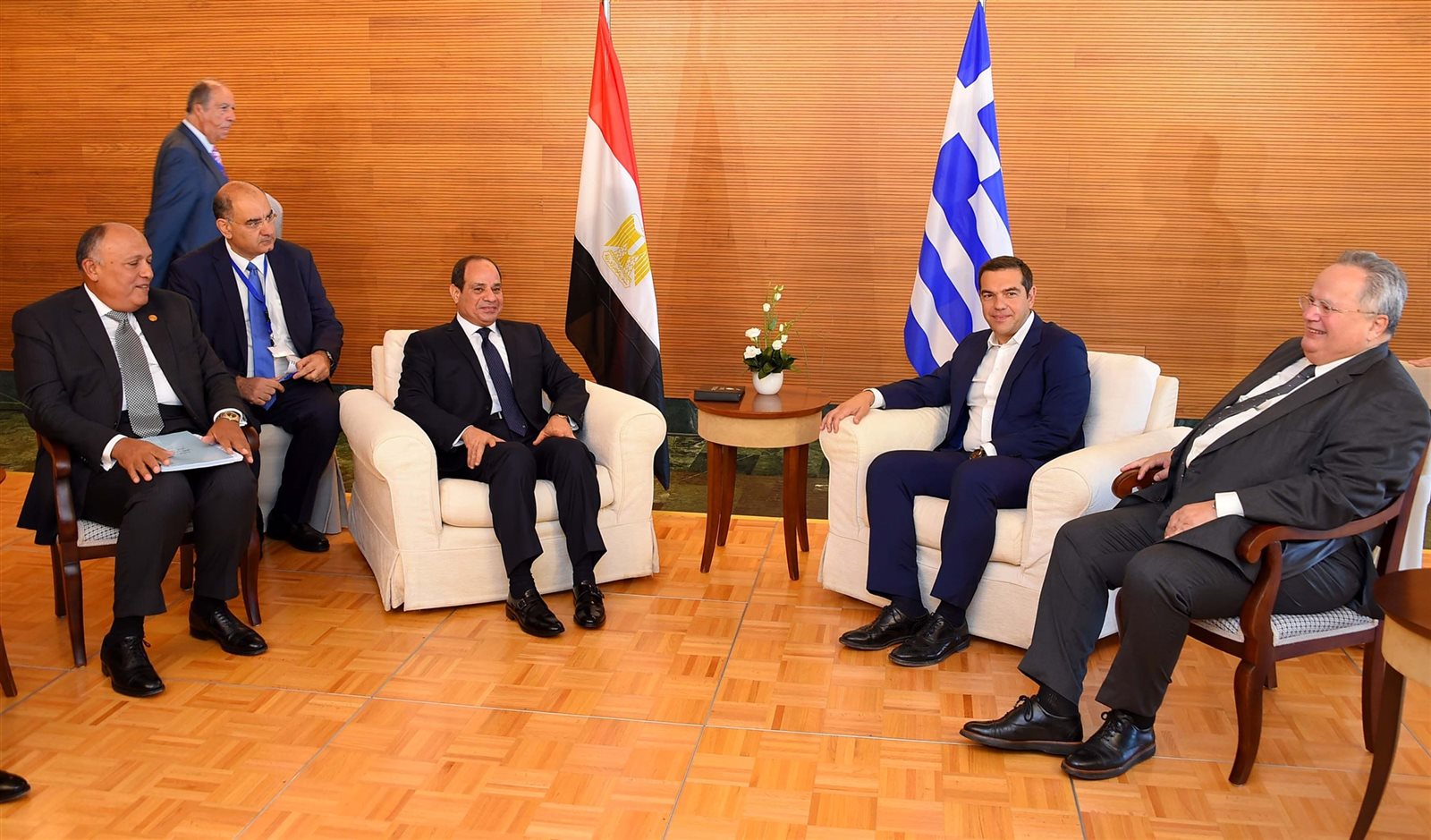 الرئيس السيسي ورئيس الوزراء اليوناني الرئيس السيسي ورئيس الوزراء اليوناني