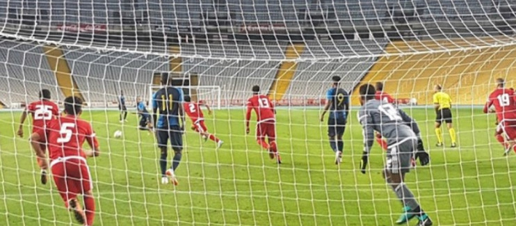 جانب من المباراة 