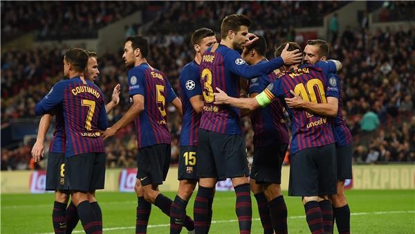 لاعبو برشلونة