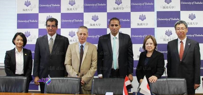 الدكتور أحمد غلاب رئيس جامعة أسوان والوفد المرافق له 