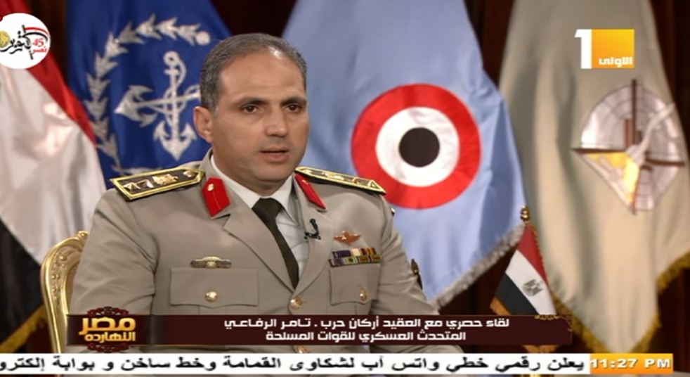 المتحدث العسكرى تامر الرفاعى