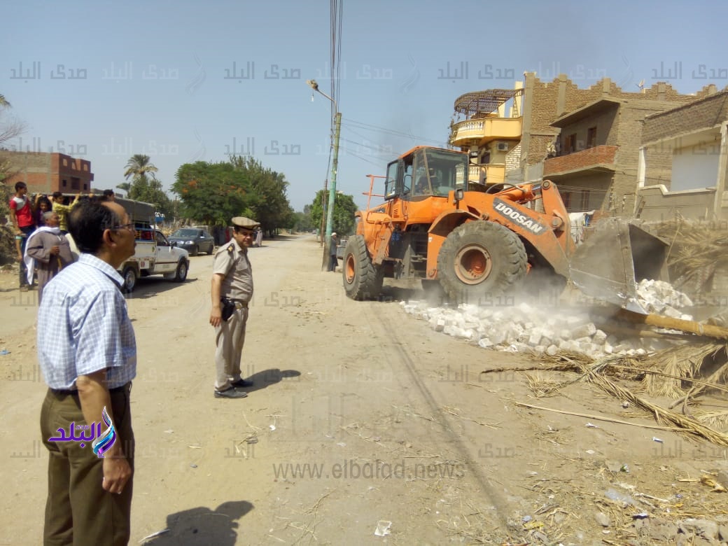 حمله مكبرة بشوارع مغاغة بالمنيا