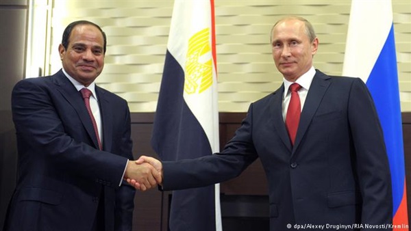 الرئيس السيسى ونظيره بوتين الرئيس السيسى ونظيره بوتين