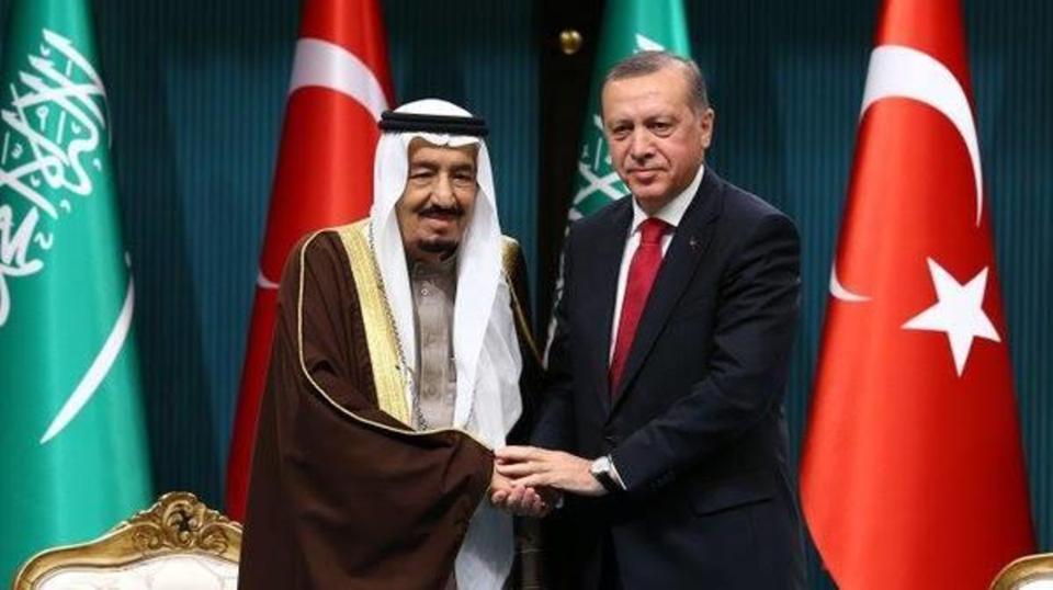 العاهل السعودي والرئيس التركي 