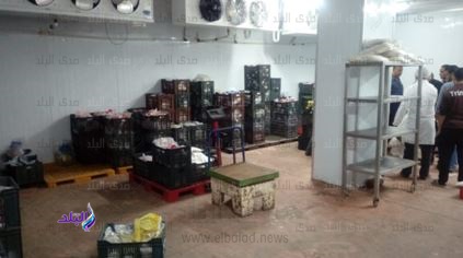 ضبط 17 طن لحوم فاسدة