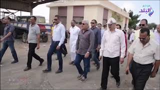 محافظ مطروح يتفقد مصنع تدوير القمامة