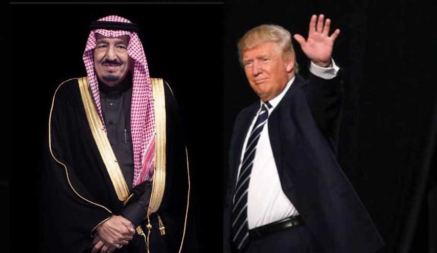 دونالد ترامب والملك سلمان بن عبد العزيز دونالد ترامب والملك سلمان بن عبد العزيز