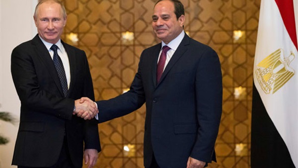 الرئيس السيسي ونظيره الروسي بوتين الرئيس السيسي ونظيره الروسي بوتين