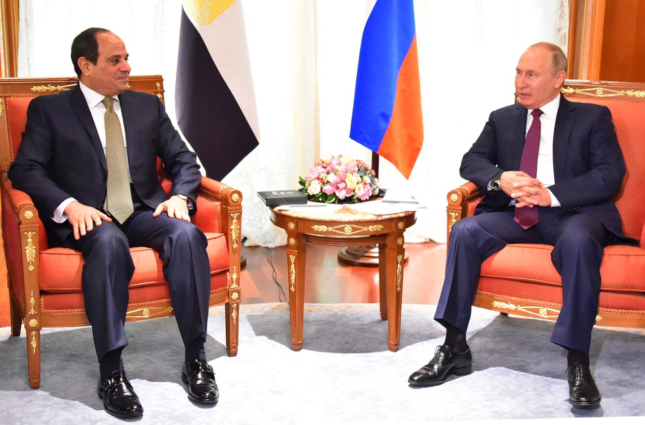 الرئيس السيسي ونظيره الروسي 