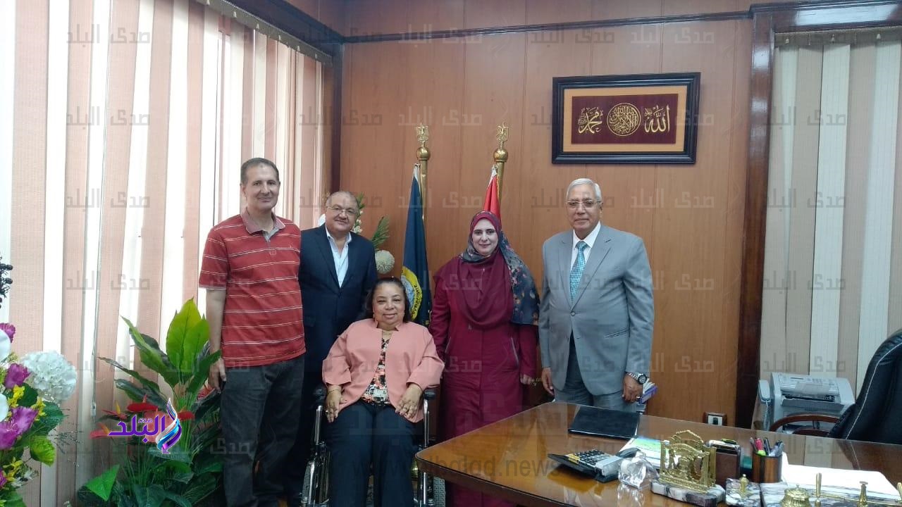 النائبة هبة هجرس ومحافظ الدقهلية