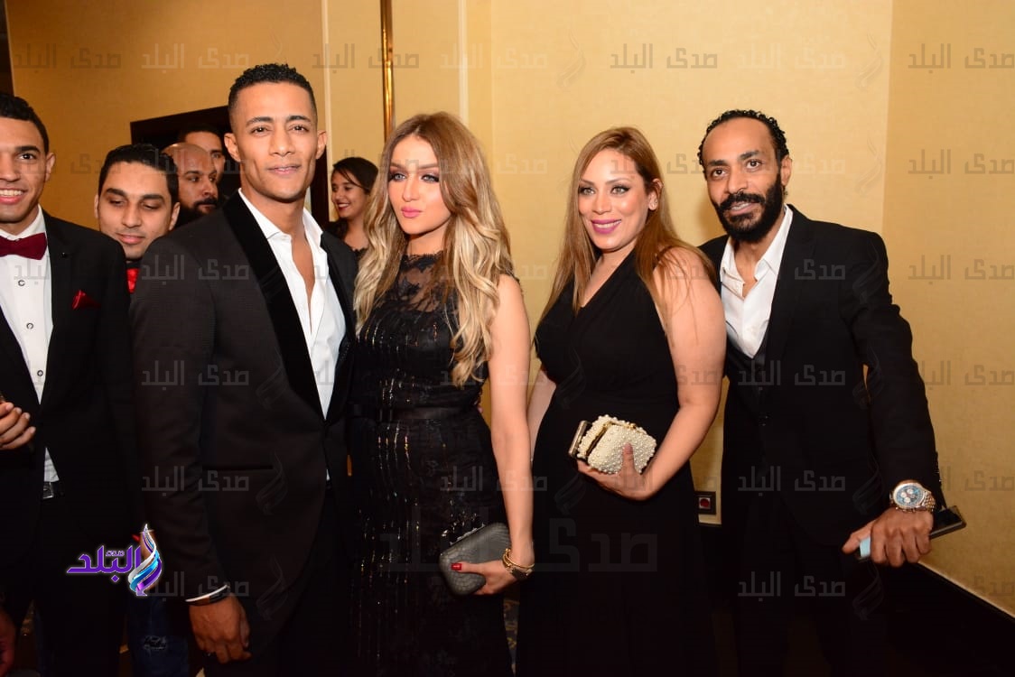 محمد رمضان وبوسي يشعلان ختام زفاف شيماء سيف..صور