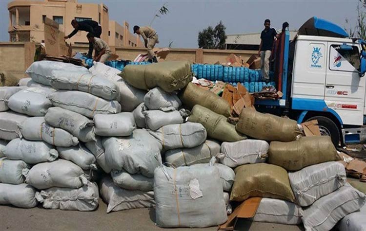 صورة أرشيفية - ضبط بضائع صورة أرشيفية - ضبط بضائع