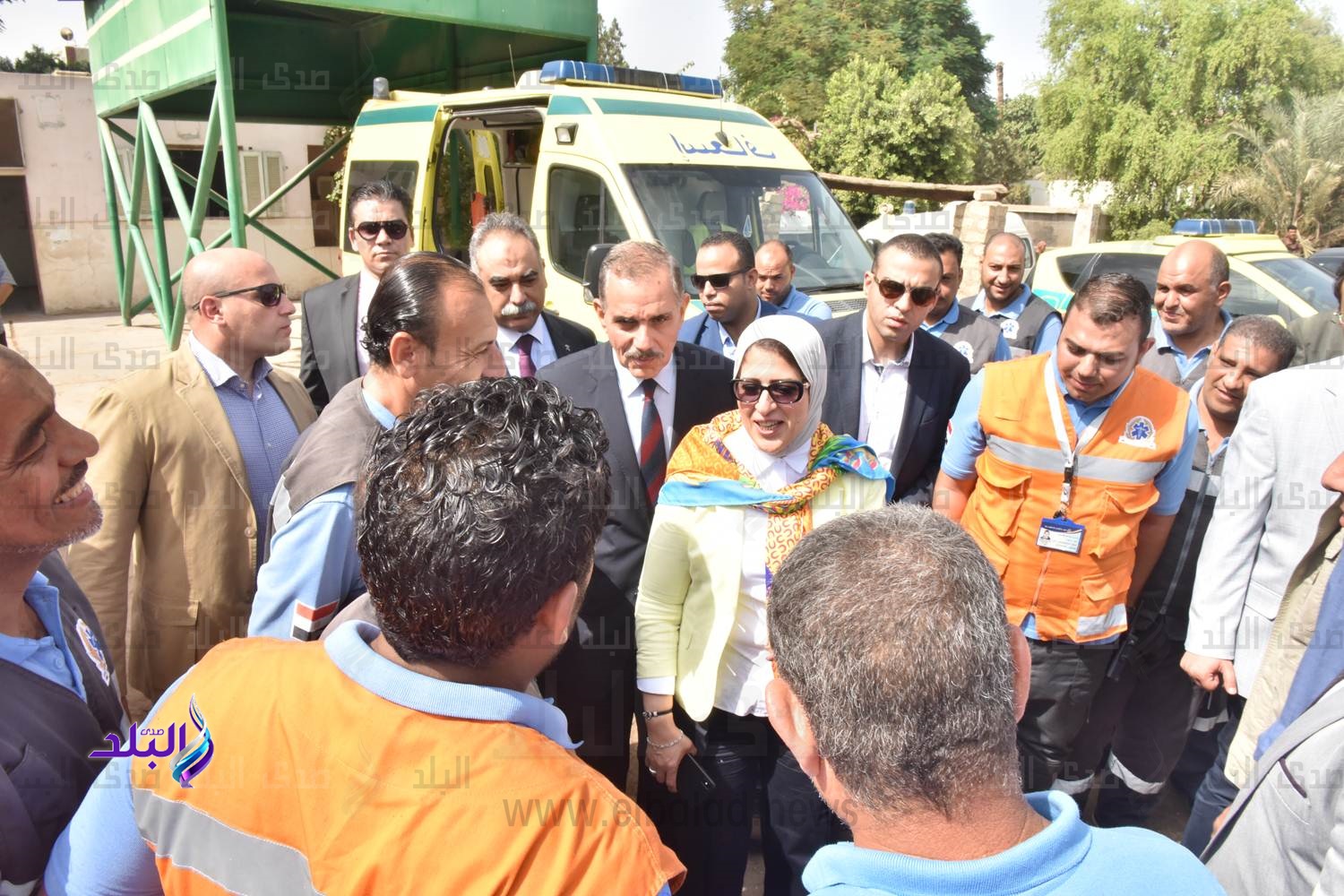 زيارة وزيرة الصحة لأسيوط زيارة وزيرة الصحة لأسيوط