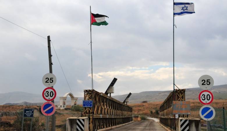 الباقورة والغمر على حدود الاردن مع الاراضي المحتلة