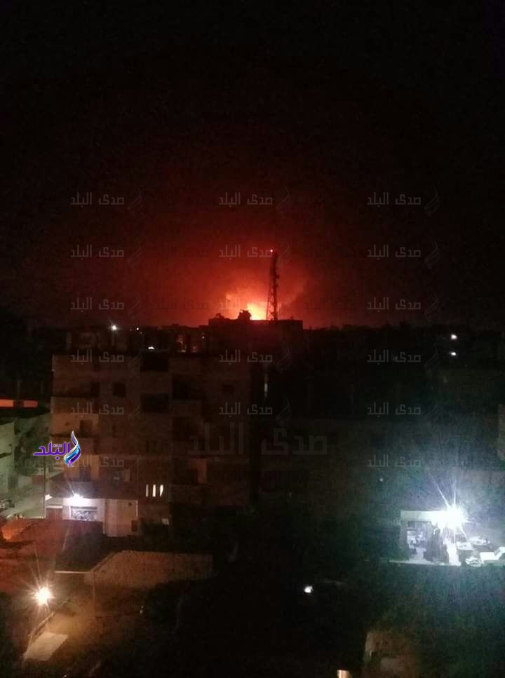 صورة من الحريق