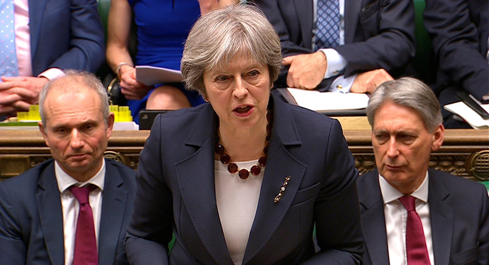 تريزا ماي رئيسة الوزراء البريطانية 