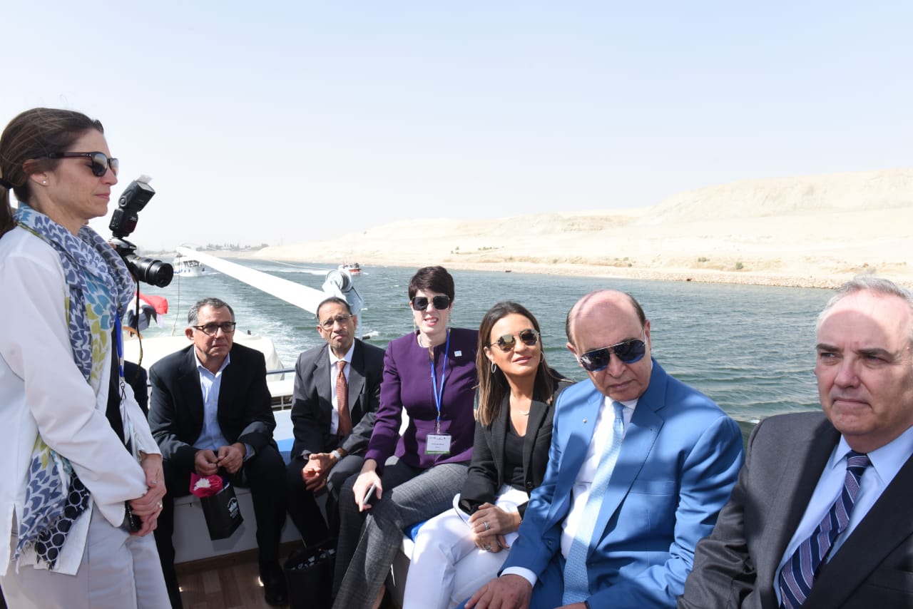 جانب من الزيارة 