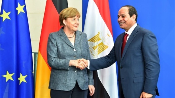 الرئيس السيسي والمستشارة الألمانية أنجيلا ميركل