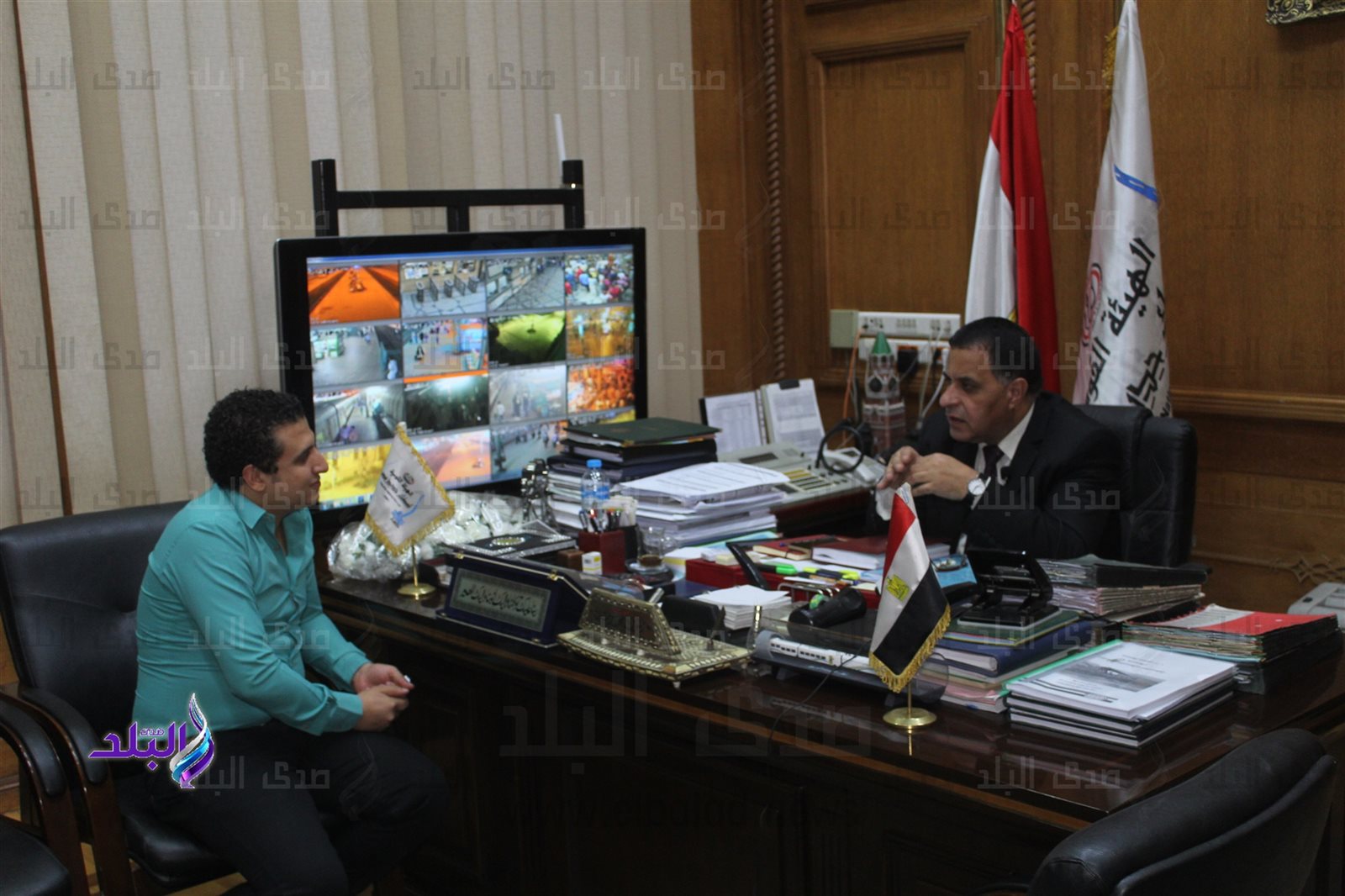 جانب من حوار رئيس هيئة السكة الحديد مع صدى البلد جانب من حوار رئيس هيئة السكة الحديد مع صدى البلد