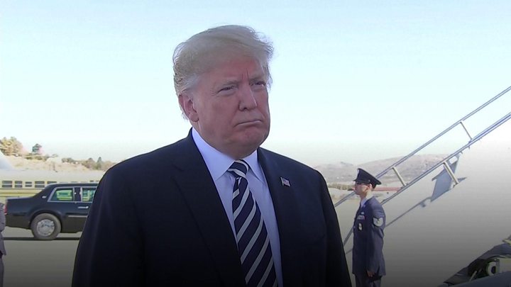 الرئيس الأمريكي دونالد ترامب