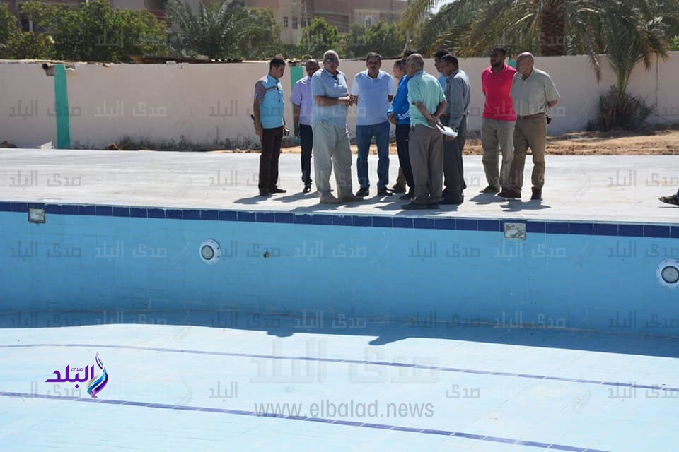 اعمال تنفيذ حمام السباحة بالاستراحة الممتازة بحي الامل