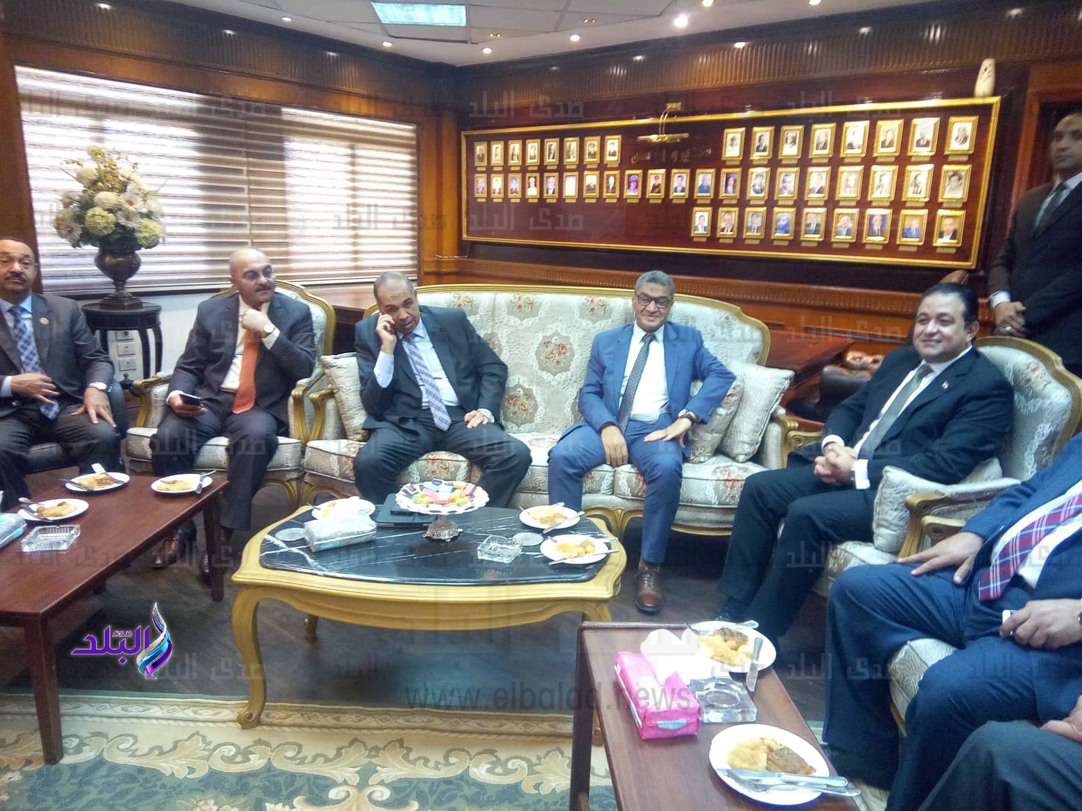 وفد لجنة حقوق الإنسان بمجلس النواب يتفقد مديرية أمن بنى سويف