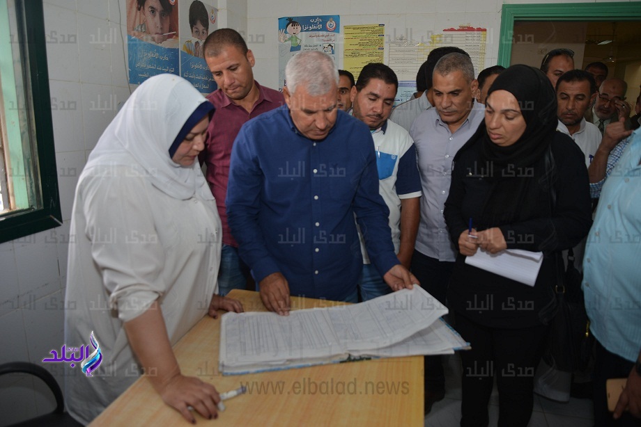 حافظ مطروح يتفقد مستشفى النجيلة