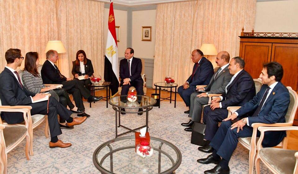 الرئيس السيسى يستقبل رئيس مؤتمر ميونخ