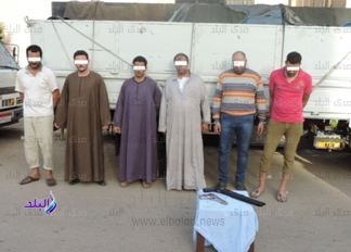 المتهمين بسرقة البترول من الخطوط الرئيسية