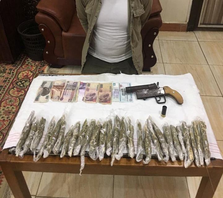 جانب من المضبوطات جانب من المضبوطات