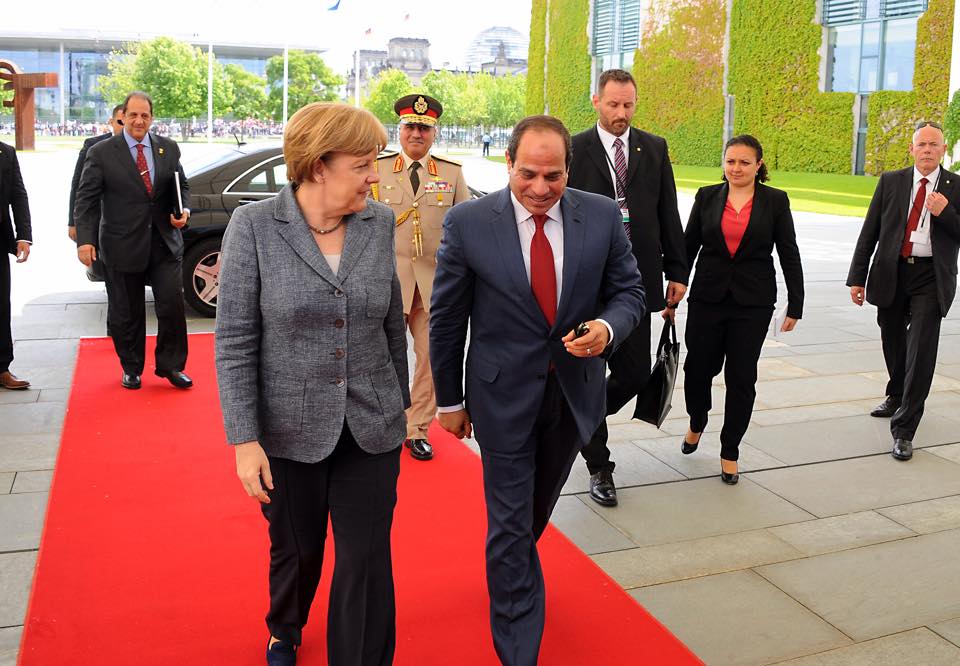 الرئيس السيسي والمستشارة الألمانية أنجيلا ميركل