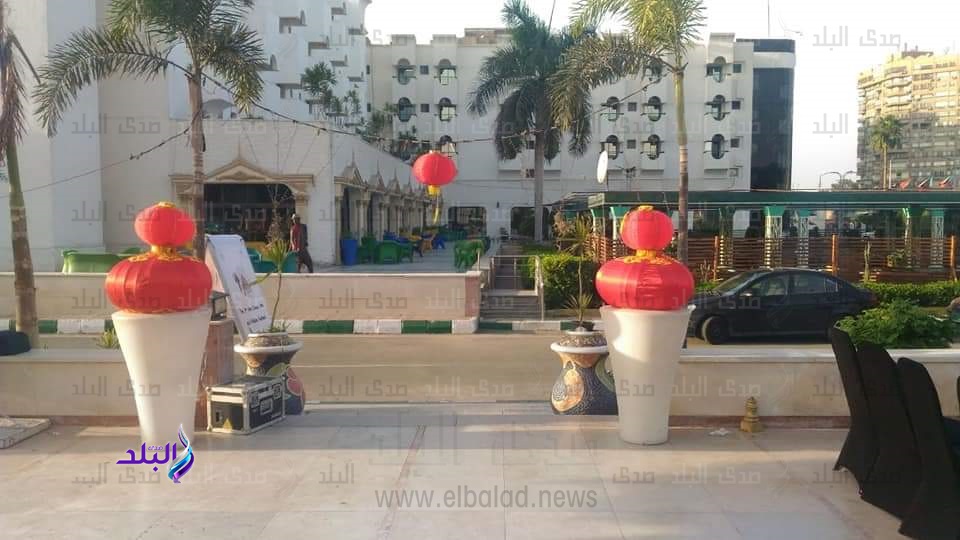 الاستعداد لحفل ختام مهرجان الفنون والفلكلور الأفرو صيني 