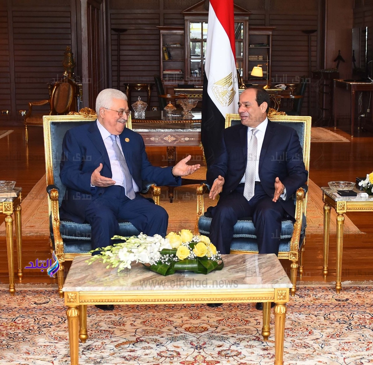 السيسي وأبو مازن