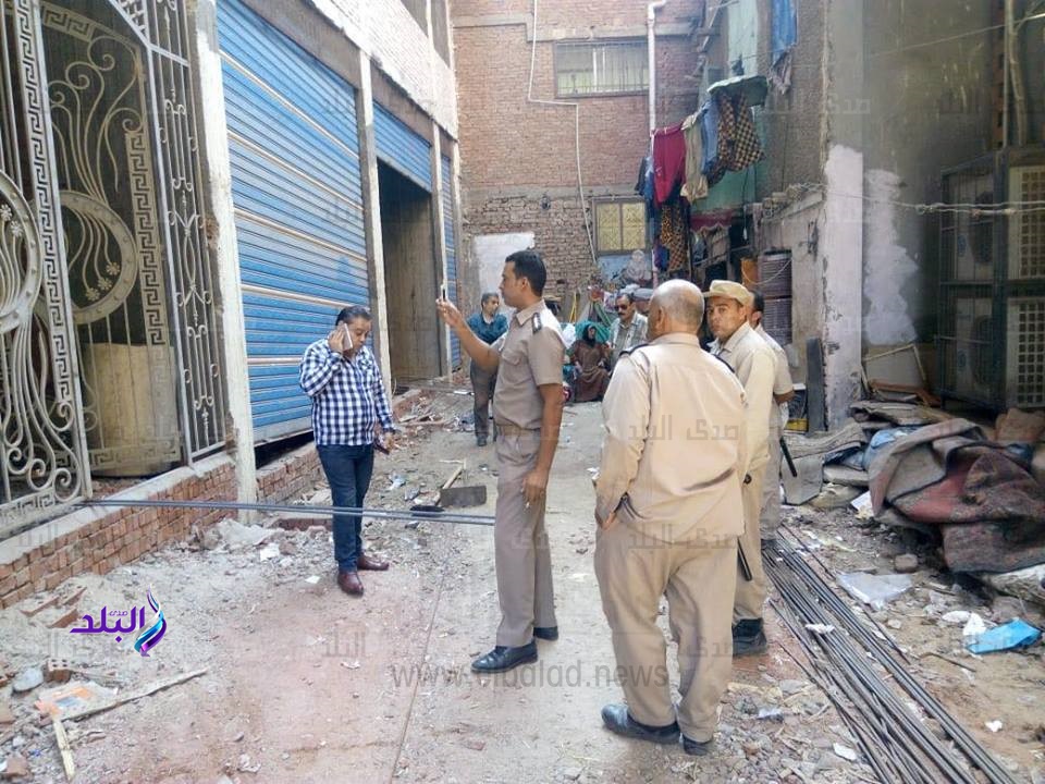 وقف أعمال بناء برج مخالف بطوخ