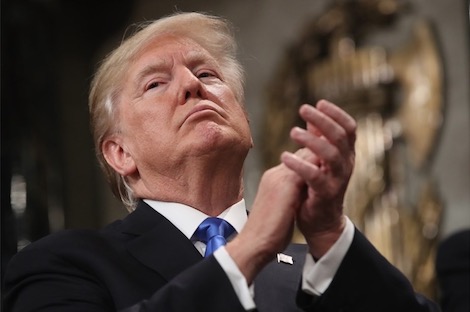 الرئيس الأمريكي دونالد ترامب