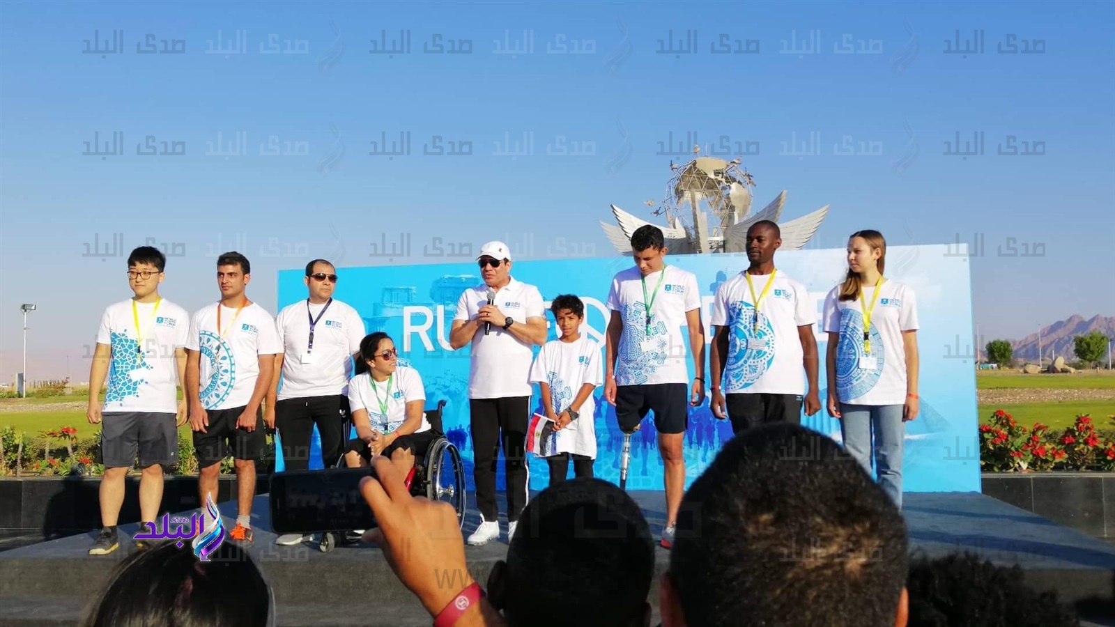 الرئيس السيسي يقود ماراثون بالدراجات لشباب العالم بشرم الشيخ