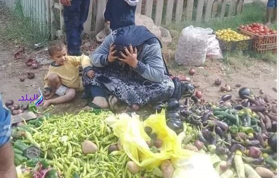 بائعة الخضار بدمياط
