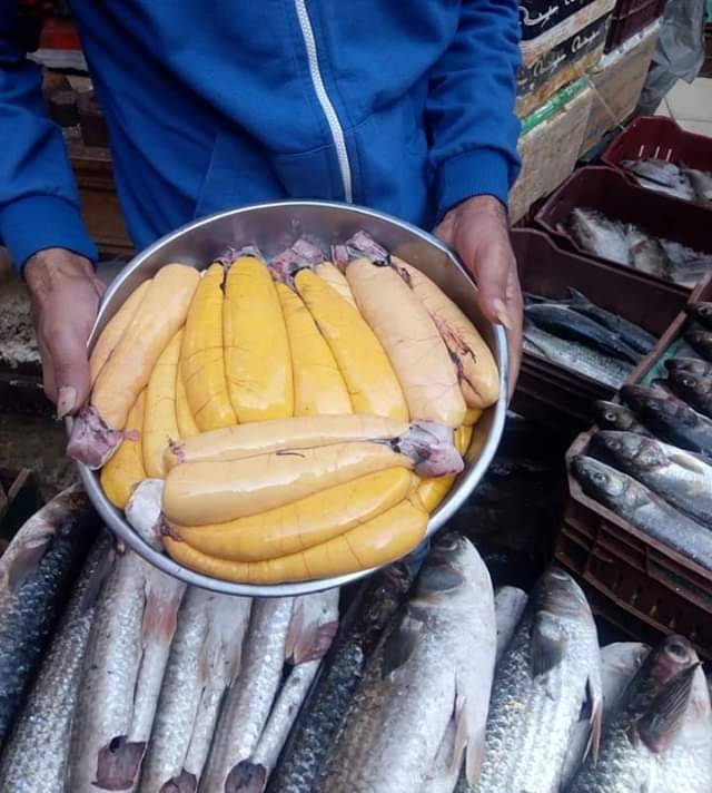 بطارخ السمك البوري - دمياط
